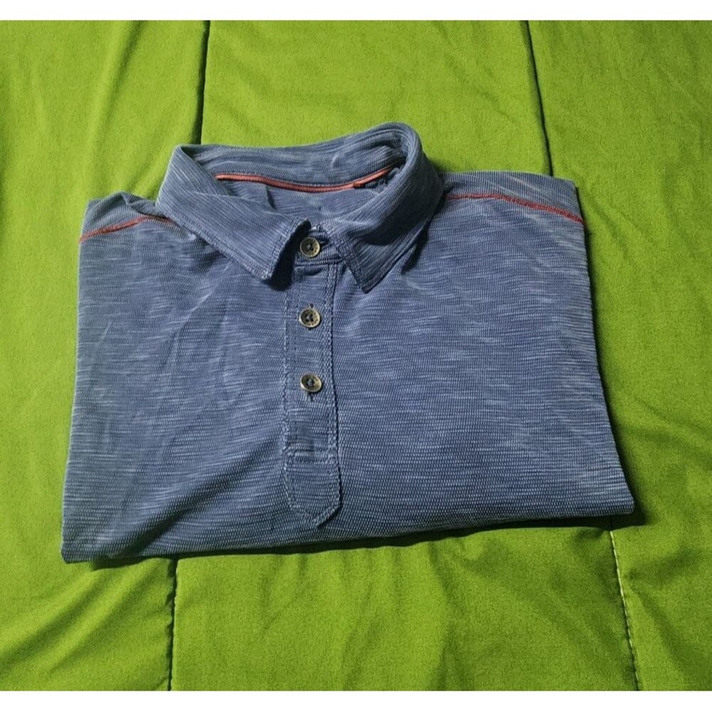 Tommy Bahama Short Sleeve Men's Polo Shirt Blue Size M